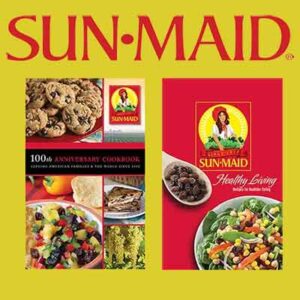 Free Sun-Maid Healthy Living Cookbook or 100th Anniversary Cookbook